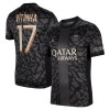 Maillot de Supporter Paris Saint-Germain Vitinha 17 Troisième 2023-24 Pour Homme